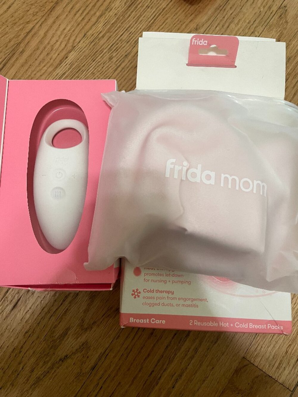 NEW Frida Mom Breast Relief Packs & Lactation Massager